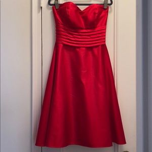 ABS Evening Retro Red 50s Style Dress holiday